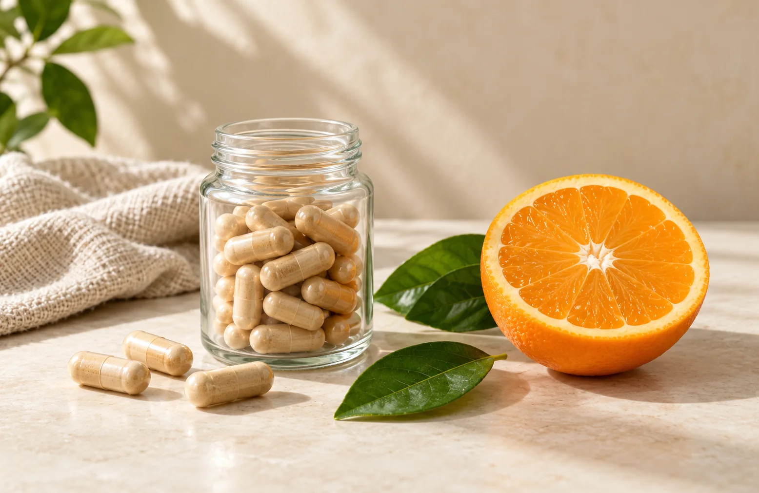 Vitamin-Komplex – illustrative Produktdarstellung